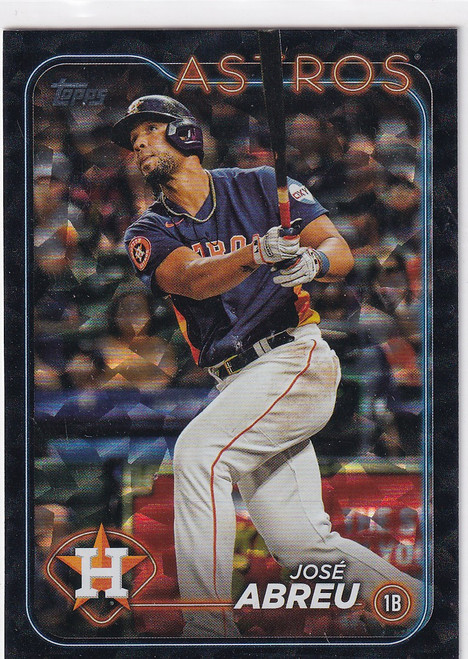 2024 TOPPS SERIES TWO #410 JOSE ABREU DIAMOND CUT- HOUSTON ASTROS