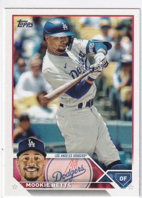2023 TOPPS SERIES ONE #50 MOOKIE BETTS- LOS ANGELES DODGERS