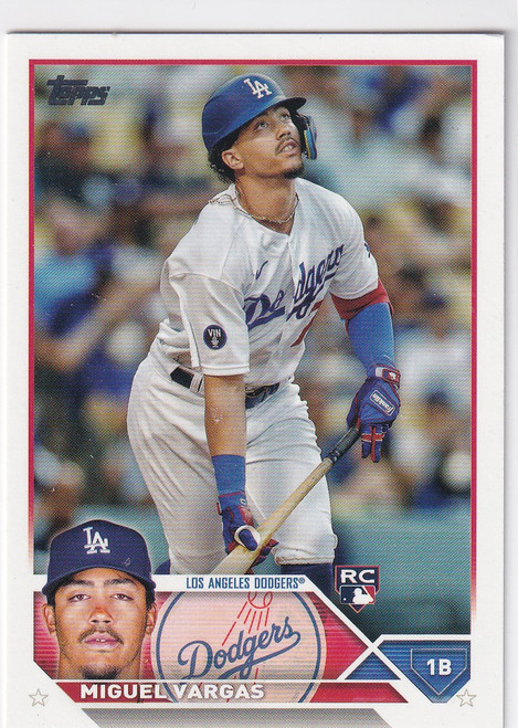 2023 TOPPS SERIES ONE #163 MIGUEL VARGAS- LOS ANGELES DODGERS