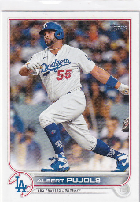 2022 TOPPS SERIES ONE #237 ALBERT PUJOLS- LOS ANGELES DODGERS
