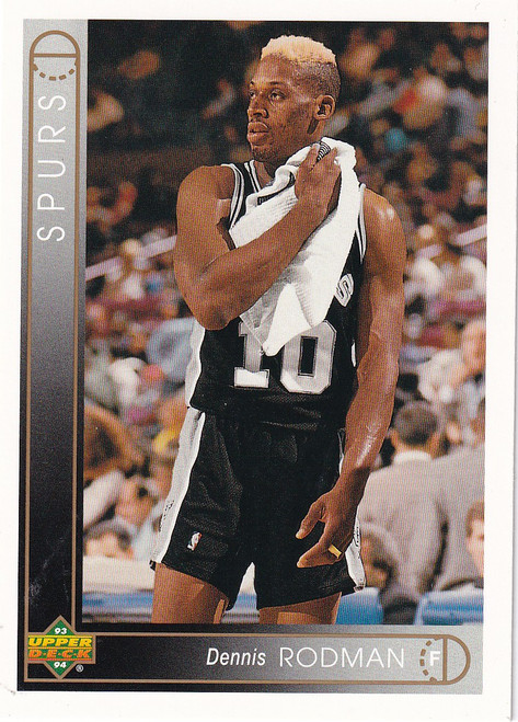 1993 UPPER DECK #396 DENNIS RODMAN- SAN ANTONIO SPURS