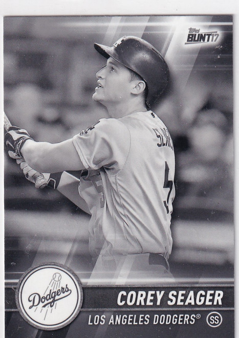 2017 TOPPS BUNT #29 COREY SEAGER BLACK- LOS ANGELES DODGERS