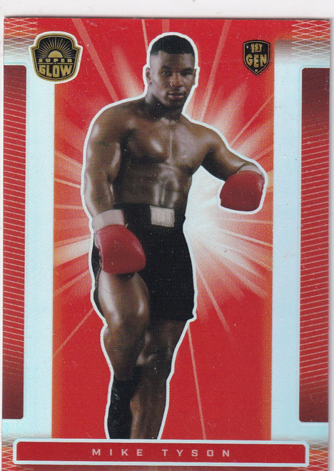 2021 SUPER GLOW #2 MIKE TYSON RED REFRACTOR
