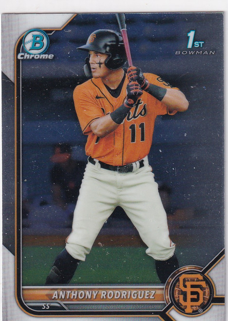 2022 BOWMAN CHROME #BCP-26 ANTHONY RODRIGUEZ- SAN FRANCISCO GIANTS