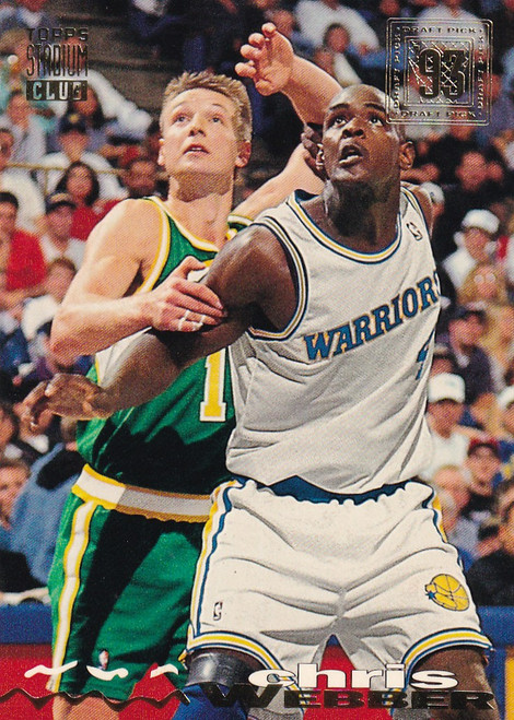 1994 TOPPS STADIUM #224 CHRIS WEBBER- GOLDEN STATE WARRIORS