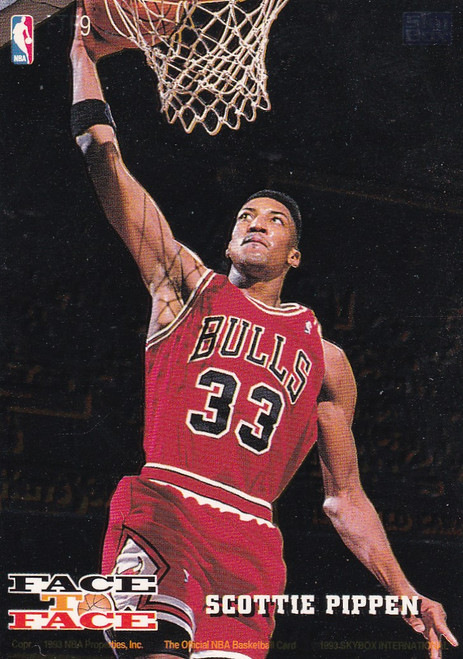 1993 SKYBOX #FTF9 SCOTTIE PIPPEN ROBERT HORRY FACE TO FACE- CHICAGO BULLS