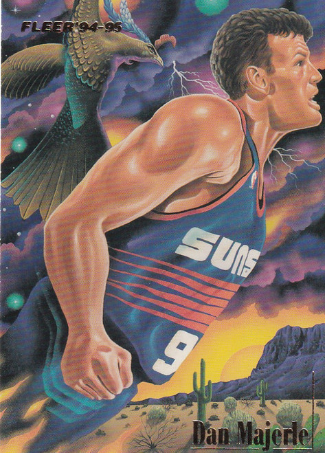 1994 FLEER #9 DAN MAJERLE ILLUSTRATION- PHOENIX SUNS