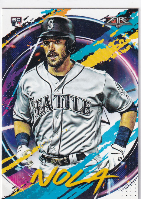 2020 TOPPS FIRE #112 AUSTIN NOLA- SEATTLE MARINERS