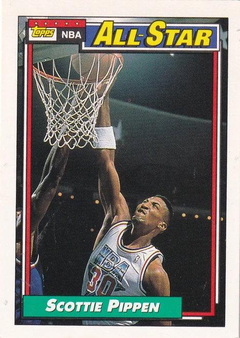 1992 TOPPS #103 SCOTTIE PIPPEN ALL STAR- CHICAGO BULLS