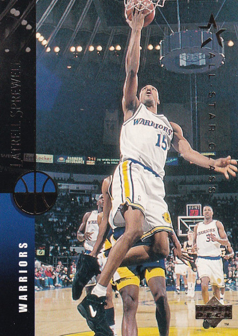 1994 UPPER DECK #44 LATRELL SPREWELL ALL STAR CLASS- GOLDEN STATE WARRIORS