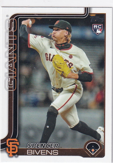 2025 TOPPS SERIES TWO #537 SPENCER BIVENS- SAN FRANCISCO GIANTS