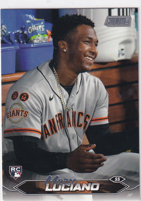 2024 TOPPS STADIUM #224 MARCO LUCIANO- SAN FRANCISCO GIANTS
