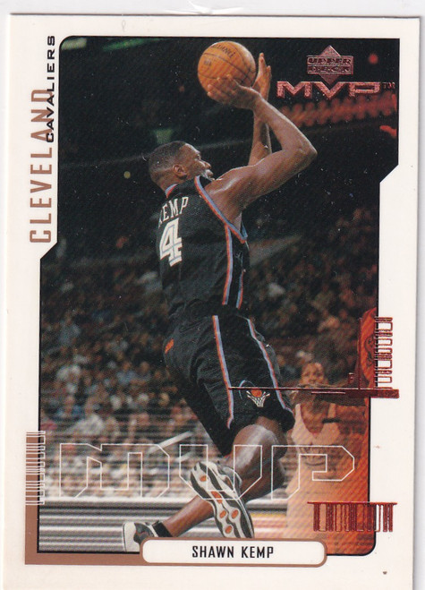 2000 UPPER DECK #29 SHAWN KEMP MVP- CLEVELAND CAVALIERS
