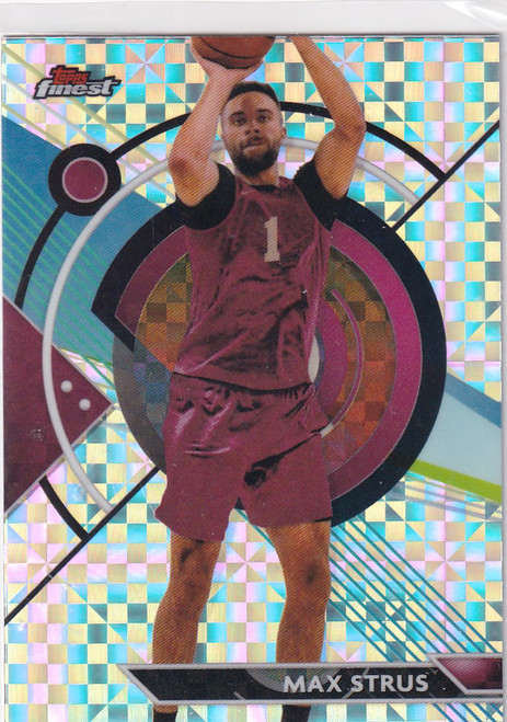 2024 TOPPS FINEST #52 MAX STRUS X FRACTOR- CLEVELAND CAVALIERS