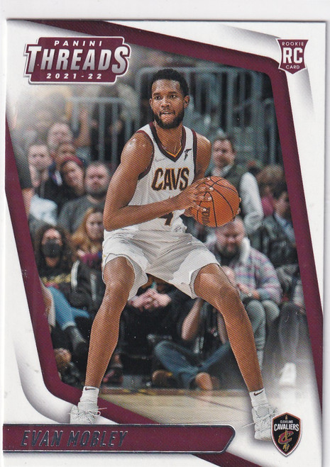 2021-22 CHRONICALS THREADS #94 EVAN MOBLEY- CLEVELAND CAVALIERS