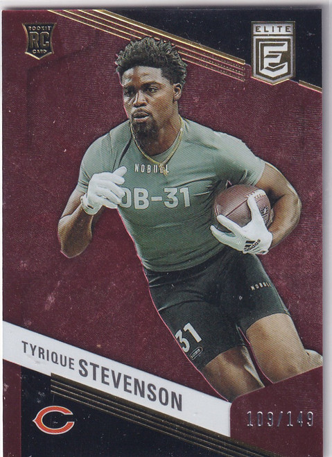 2023 DONRUSS ELITE #193 TYRIQUE STEVENSON RED /149- CHICAGO BEARS