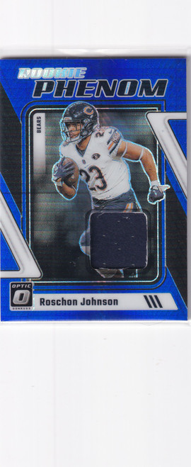 2023 DONRUSS OPTIC #RP-RJ ROSCHON JOHNSON HYPER PATCH- CHICAGO BEARS