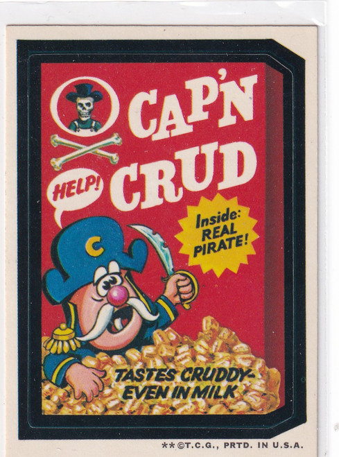 1973 WACKY PACKAGES CAPN CRUD REAL PIRATE- WACKY PACKAGES