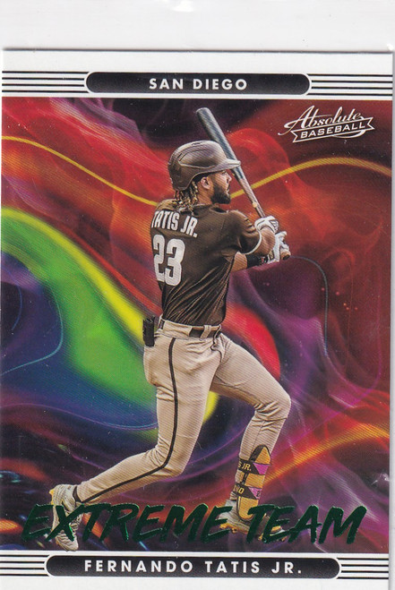 2022 ABSOLUTE #ET-3 FERNANDO TATIS JR EXTREME TEAM- SAN DIEGO PADRES