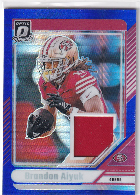 2024 DONRUSS OPTIC #DTB-BAK BRANDON AIYUK HYPER PATCH- SAN FRANCISCO 49ERS