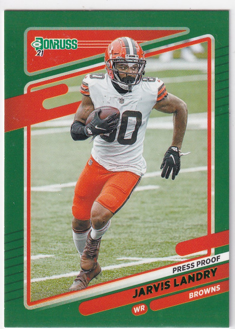 2021 DONRUSS #201 JARVIS LANDRY GREEN- CLEVELAND BROWNS