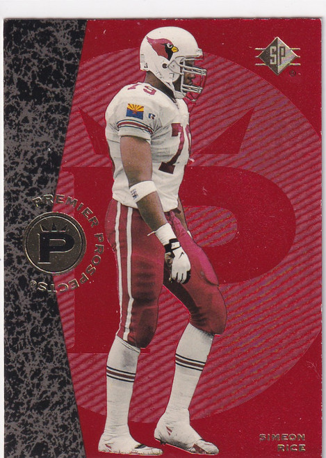 1996 UPPER DECK #3 SIMEON RICE PREMIER PROSPECTS- ARIZONA CARDINALS