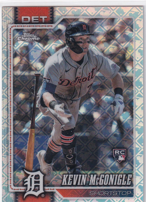 2026 TOPPS CHROME #16 KEVIN MCGONIGLE LOGOFRACTOR- DETROIT TIGERS