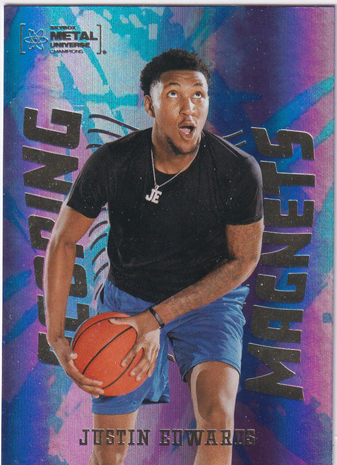 2024 METAL UNIVERSE #SM-5 JUSTIN EDWARDS SCORING MAGNETS- PHILADELPHIA 76ERS