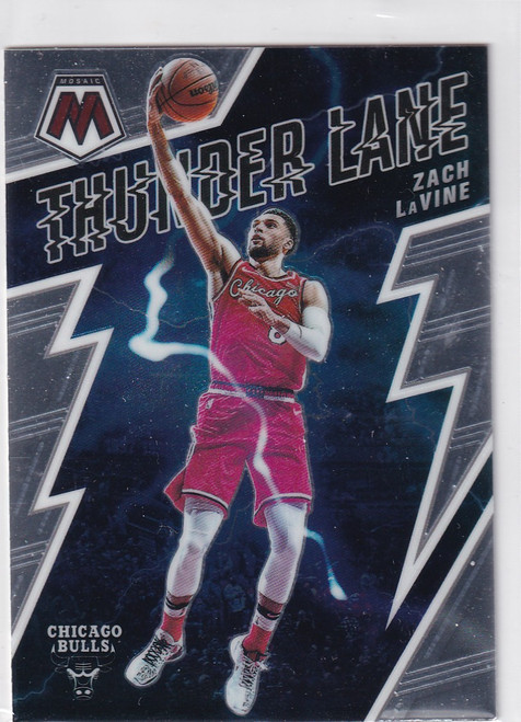 2021-22 MOSAIC #10 ZACH LAVINE THUNDER LANE- CHICAGO BULLS
