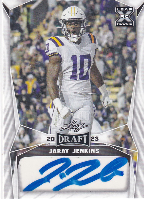 2023 LEAF #BA-JJ3 JARAY JENKINS AUTO- PITTSBURGH STEELERS