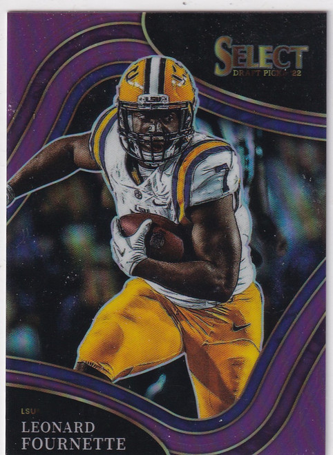 2022 SELECT DRAFT PICKS #153 LEONARD FOURNETTE PURPLE /75- TAMPA BAY BUCCANEERS