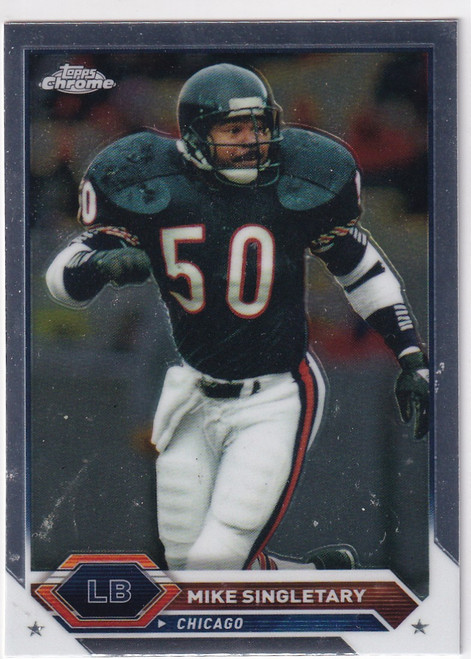 2024 TOPPS CHROME COMPOSITE #25 MIKE SINGLETARY- CHICAGO BEARS