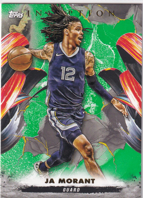 2025 TOPPS INCEPTION #75 JA MORANT GREEN- MEMPHIS GRIZZLIES