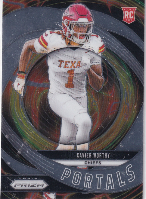 2024 PRIZM #10 XAVIER WORHTY PORTALS- KANSAS CITY CHIEFS