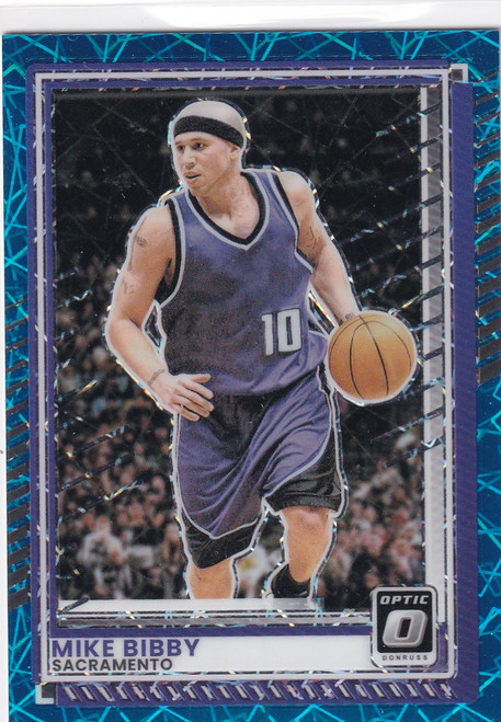 2025-26 DONRUSS #185 MIKE BIBBY BLUE VELOCITY /25- SACRAMENTO KINGS