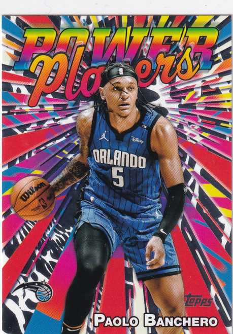 2025 TOPPS #PP-2 PAOLO BANCHERO POWER PLAYERS- ORLANDO MAGIC