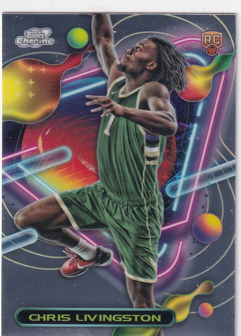 2024 TOPPS CHROME COSMIC #197 CHRIS LIVINGSTON- MILWAUKEE BUCKS