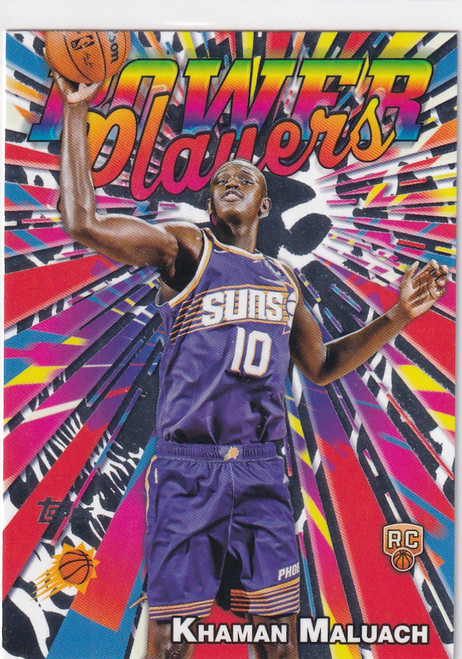 2025 TOPPS #PP-20 KHAMAN MALUACH POWER PLAYERS- PHOENIX SUNS