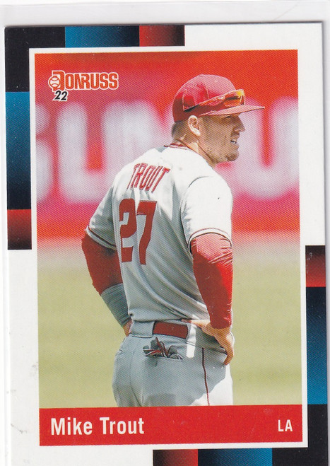 2022 DONRUSS #265 MIKE TROUT- LOS ANGELES ANGELS