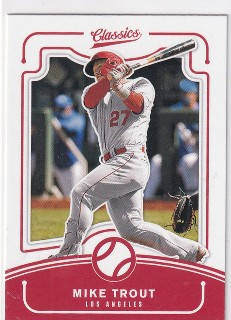 2021 CHRONICAL CLASSIC #16 MIKE TROUT- LOS ANGELES ANGELS