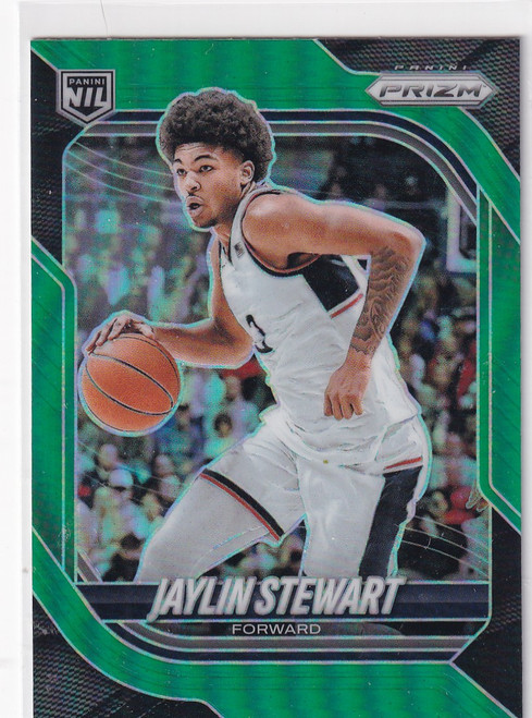2025-26 PRIZM #91 JAYLIN STEWART GREEN- SMU MUSTANGS