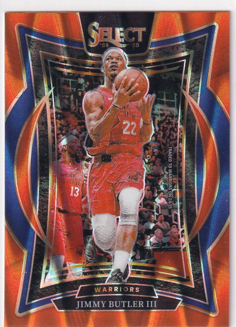 2024-25 SELECT #34 JIMMY BUTLER ORANGE SIESMIC- GOLDEN STATE WARRIORS