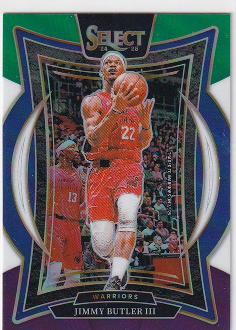 2024-25 SELECT #34 JIMMY BUTLER PRIZM- GOLDEN STATE WARRIORS