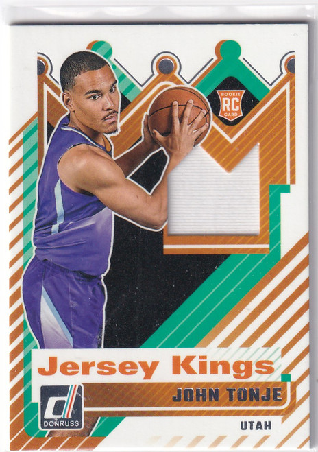 2025-26 DONRUSS #JK-JTJ JOHN TONJE PATCH JERSEY KINGS- UTAH JAZZ