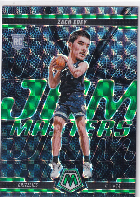2024-25 MOSAIC #6 ZACH EDEY JAM MASTERS GREEN- MEMPHIS GRIZZLIES