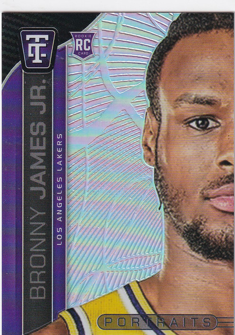 2024-25 TOTALLY CERTIFIED #11 BRONNY JAMES JR PORTRAITS- LOS ANGELES LAKERS
