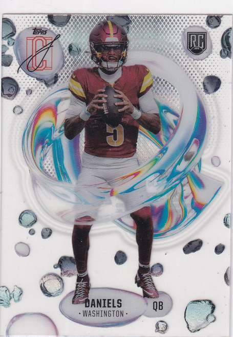 2025 TOPPS SIGNATURE CLASS #F-2 JAYDEN DANIELS FLUIDITY- WASHINGTON COMANDERS