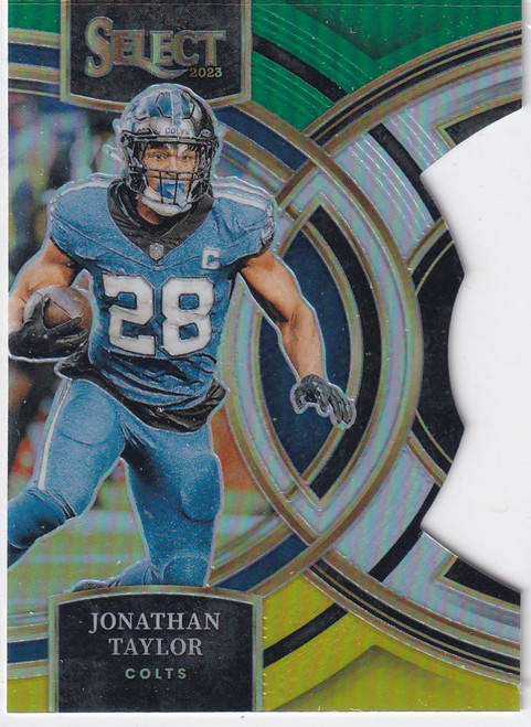 2023 SELECT #127 JONATHAN TAYLOR DIE CUT PRIZM- INDIANAPOLIS COLTS
