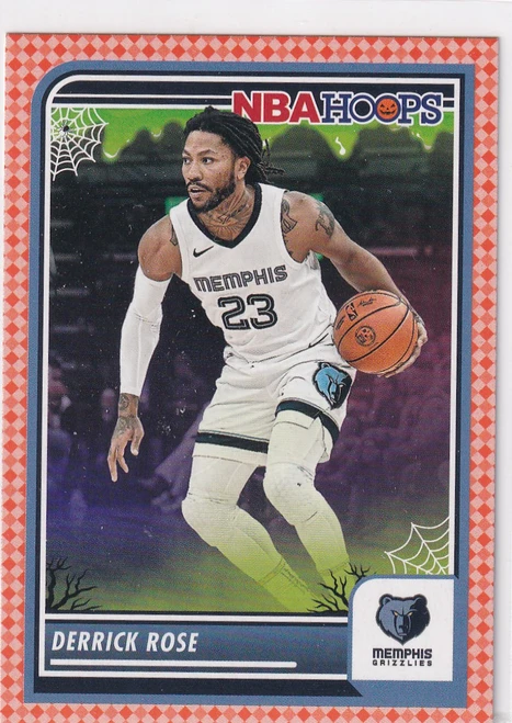 2023-24 HAUNTED HOOPS #72 DERRICK ROSE- MEMPHIS GRIZZLIES