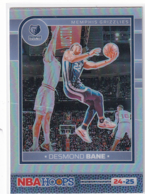 2024-25 HOOPS #65 DESMOND BANE REFRACTOR- MEMPHIS GRIZZLIES